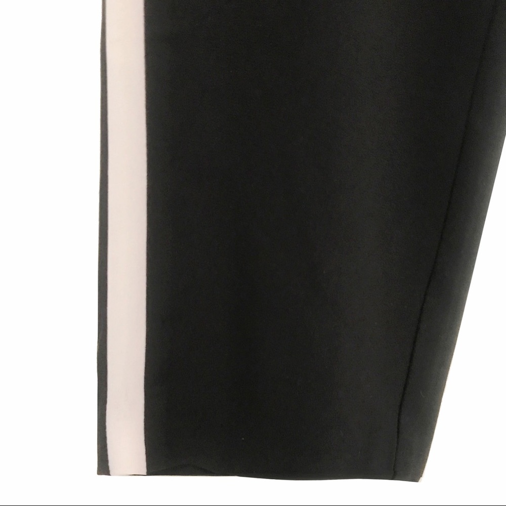 Black Pants with White Side Stripe NWOT - Size M - Picture 5 of 7